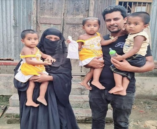নিহত লোকমানের স্ত্রীকে ৪৪ হাজার টাকা দিলেন মামুন 